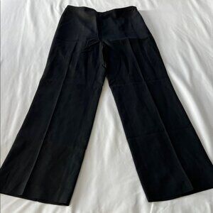 Ann Taylor 100% Silk Black Pants